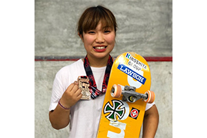 中村咲選手がInternational Skateboarding Open Jingで3位に入賞！